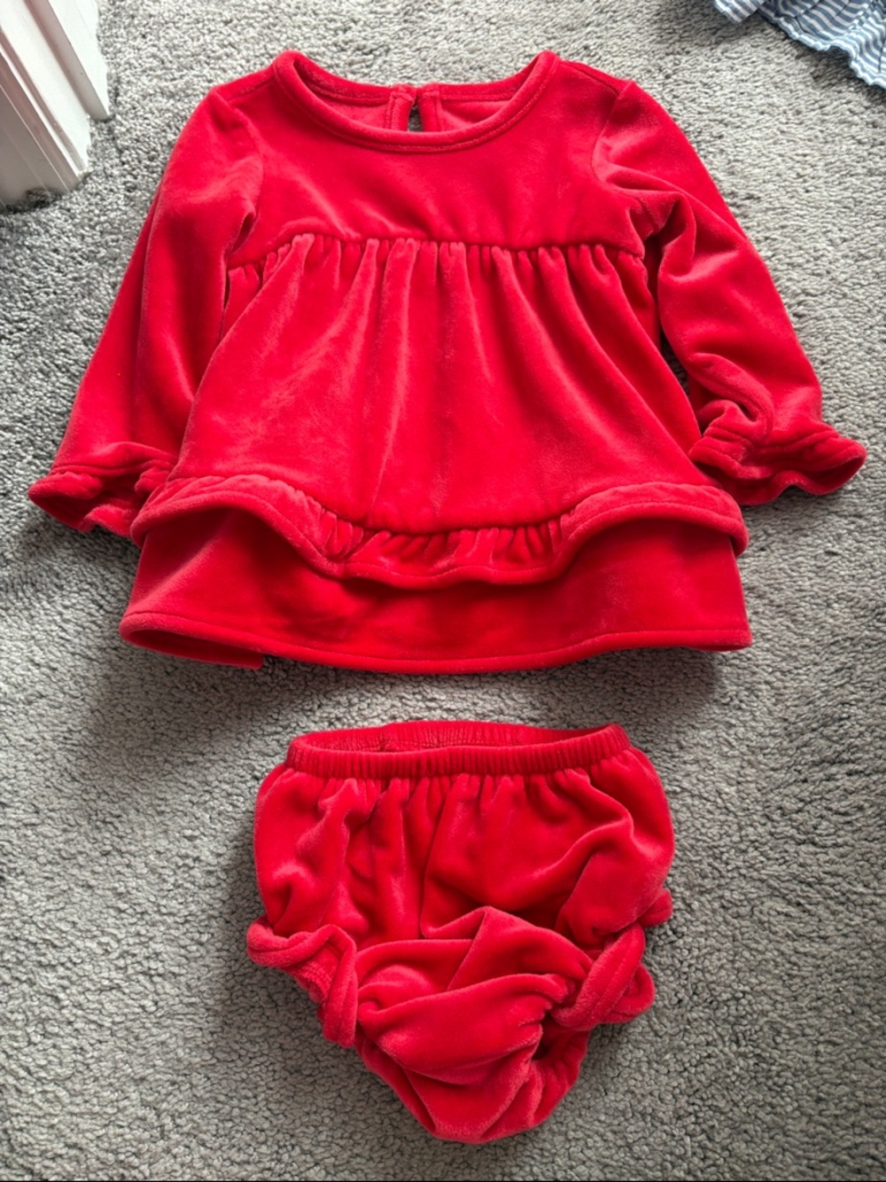 Vineyard Vines Red Velvet Girls Matching Set